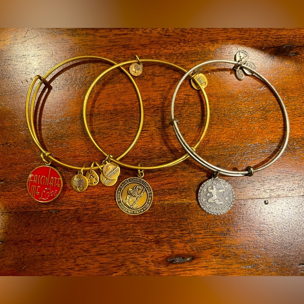 3 Alex & Ani bracelets
